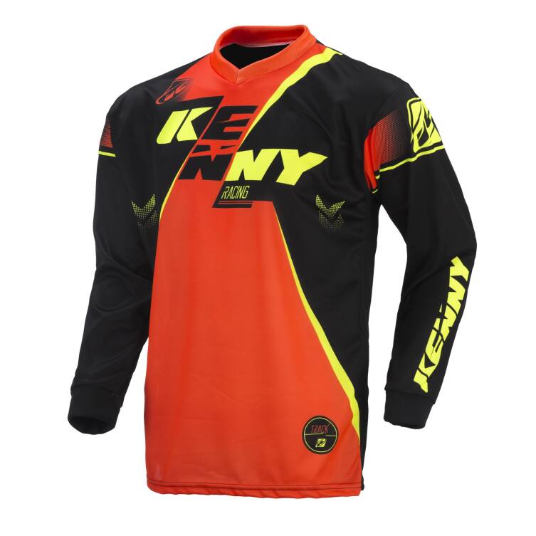 KOSZULKA KENNY TRACK 2017 black / neon orange