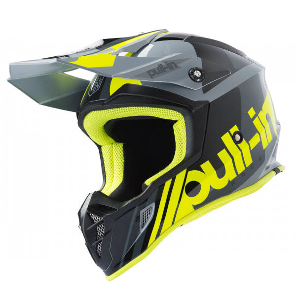 KASK PULL-IN RACE grey / neon / yellow 2019 