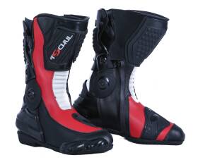 BUTY MOTOCYKLOWE TSCHUL 1017 czerwone