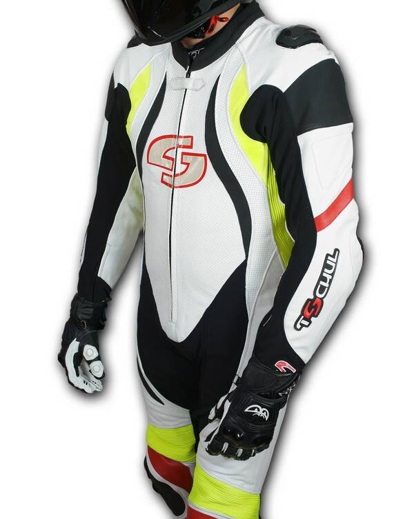 KOMBINEZON TSCHUL 998 CARBON KEVLAR 2016 white-fluo