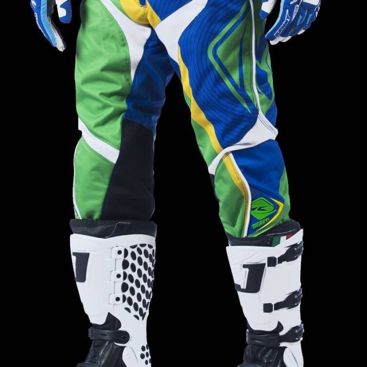 SPODNIE MX KENNY TRACK 2015 green-blue