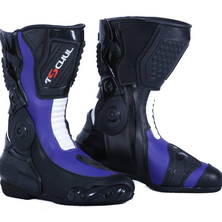 BUTY MOTOCYKLOWE TSCHUL 1017 niebieskie