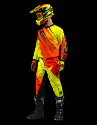 KOMPLET KENNY TRACK 2016 neon yellow / neon orange